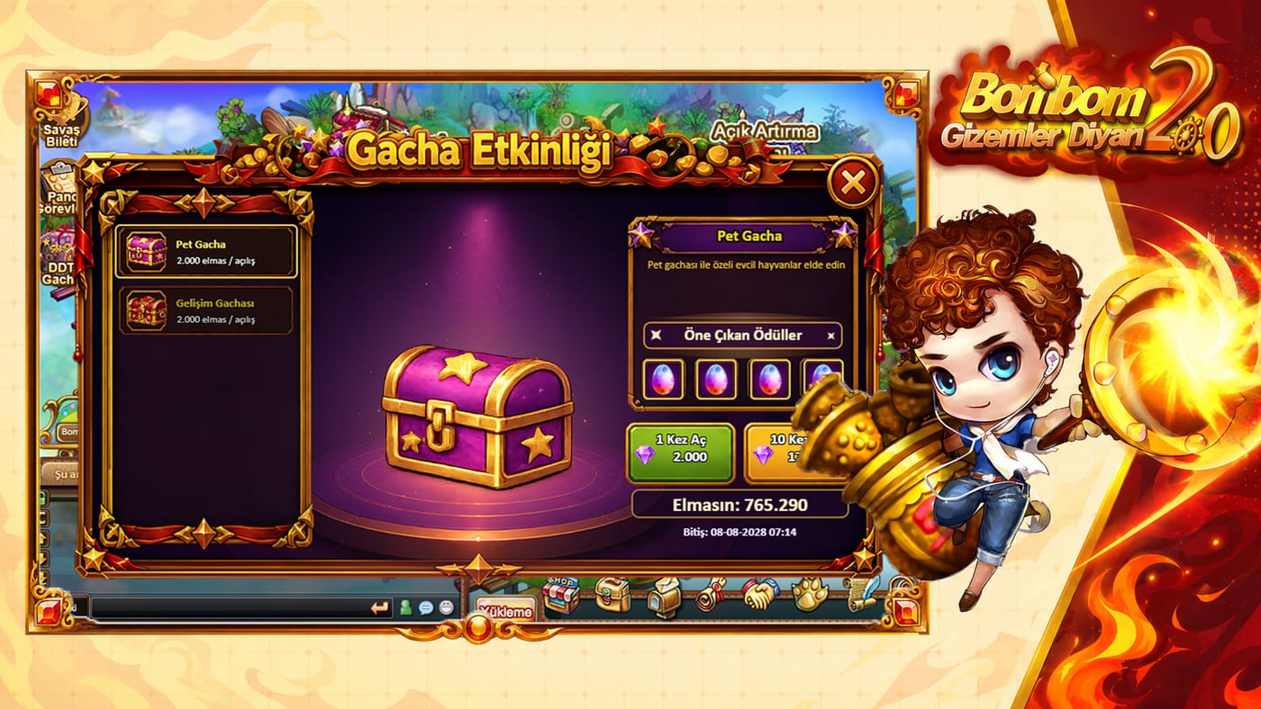 DDT Gacha — Şansını dene, nadir eşyaları yakala
