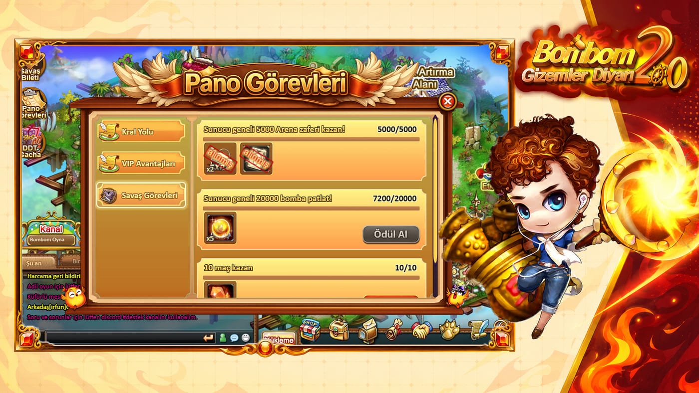 Pano Görevleri — Panodaki görevleri seç, ödülünü al
